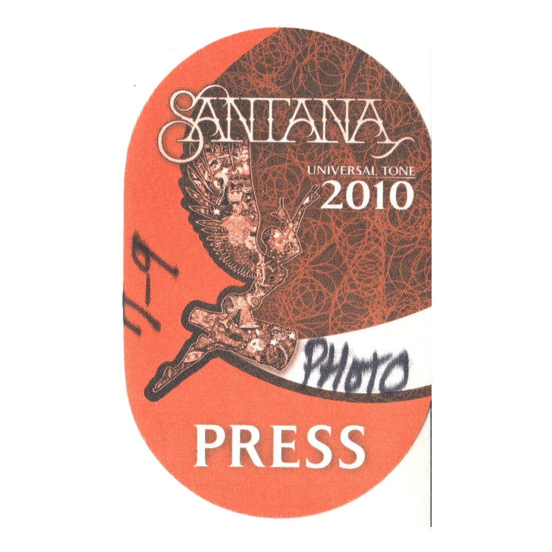 Santana - Universal Tone Tour - 2010 Backstage Pass (1 of 1)