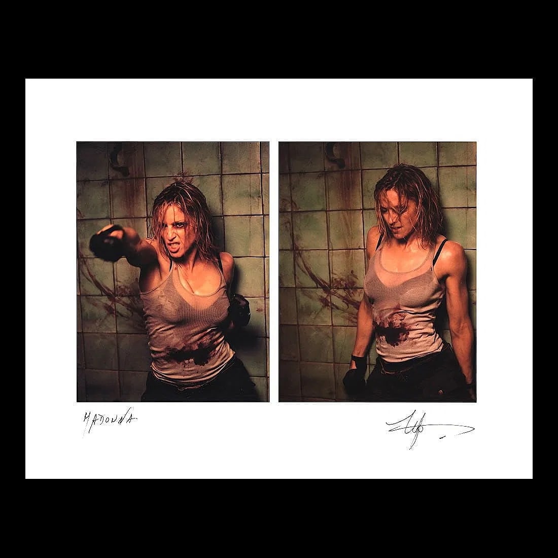 Madonna - Neal Preston Hand-Signed Photograph: MADONNA (American Singer-Songwriter) NEAL PRESTON (Renowned Rock N Roll Photographer) A limited edition photographic print of Madonna. Hand-signed by photographer: Neal Preston. Includes COA. Dimensio