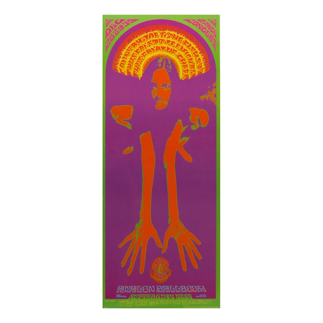 Country Joe & the Fish - 1967 Concert Poster: COUNTRY JOE AND THE FISH (American Psychedelic Rock Band) JIM KWESKIN (American Musician) Original & Vintage Family Dog Presents Concert Poster featuring Country Joe & the Fish, Jim Kweskin Jug Band, 