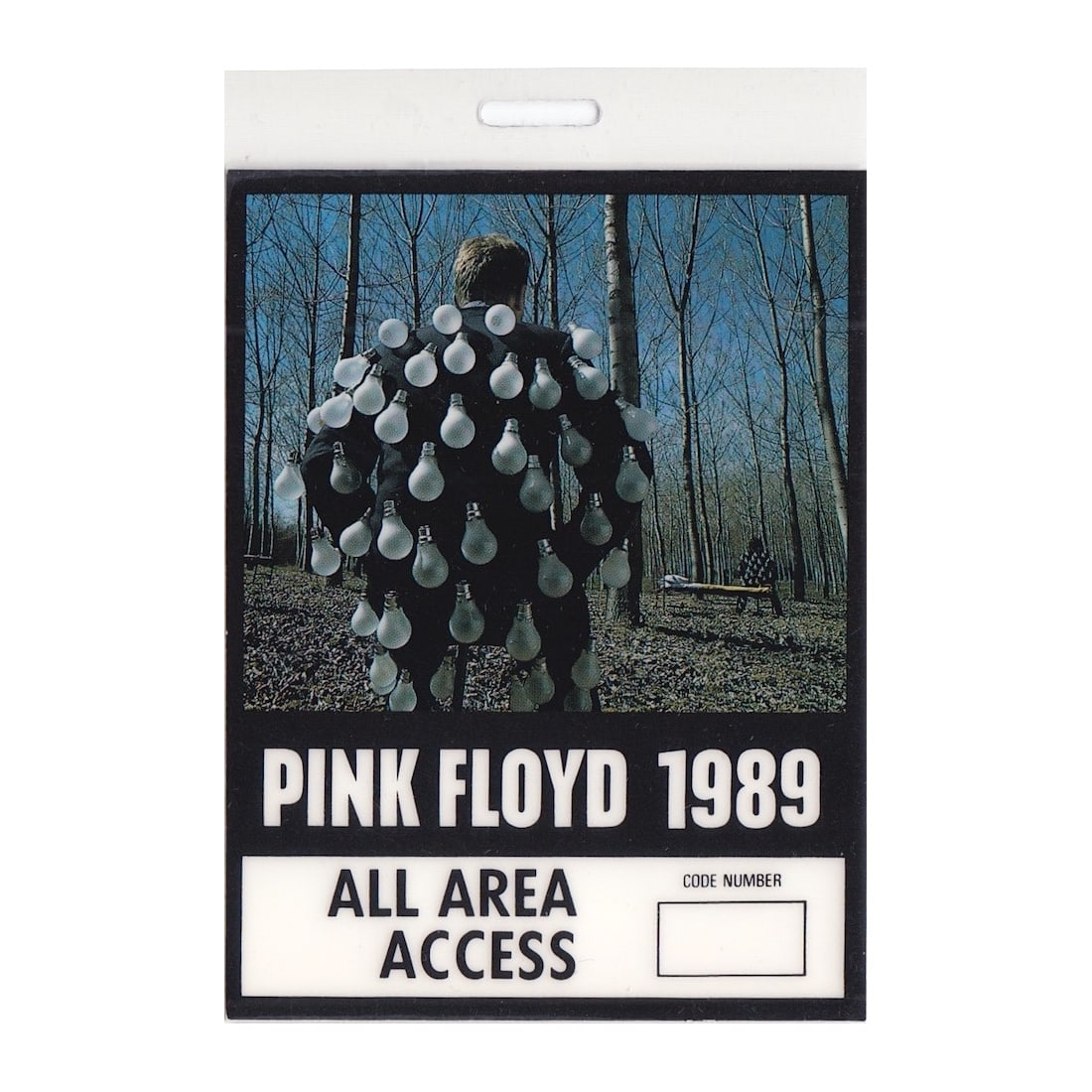 Pink Floyd - 1989 Laminated Backstage Pass (1 of 1)