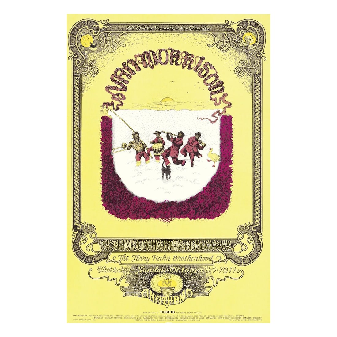 Van Morrison - 1970 Concert Poster (1 of 1)