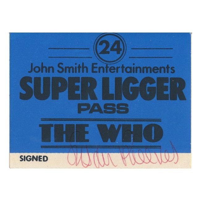 The Who - 1975 Backstage Pass (1 of 1)
