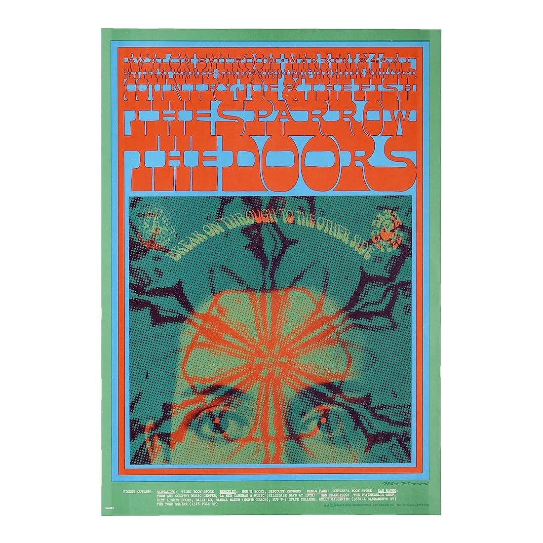 The Doors - 1967 Family Dog Concert Poster (1 of 1)