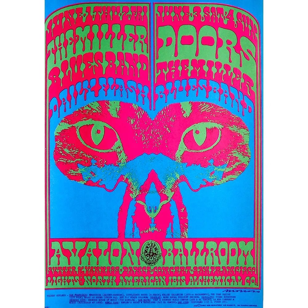 The Doors - 1967 Family Dog Concert Poster (1 of 1)