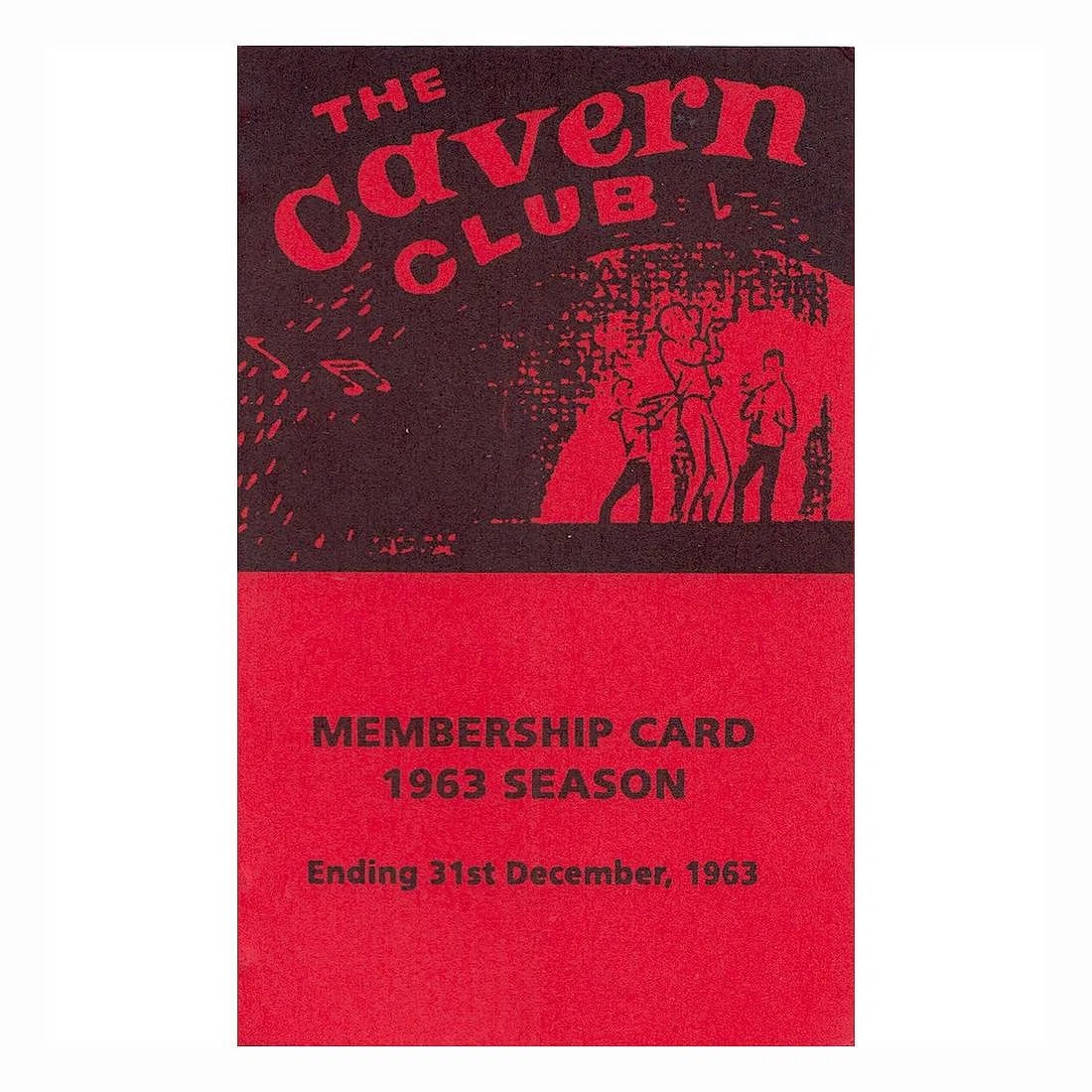 The Beatles - Cavern Club Membership Card: THE BEATLES (English Rock Band) An authorized replica 1963 Cavern Club Membership Booklet. This is the place where it all started, a music club in a warehouse cellar at 10 Mathew Street in Liverpool w