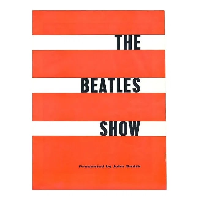 The Beatles - 1963 UK Concert Tour Program (1 of 1)