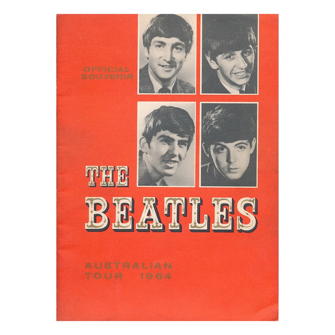The Beatles - 1964 Australia Concert Tour Program (1 of 1)