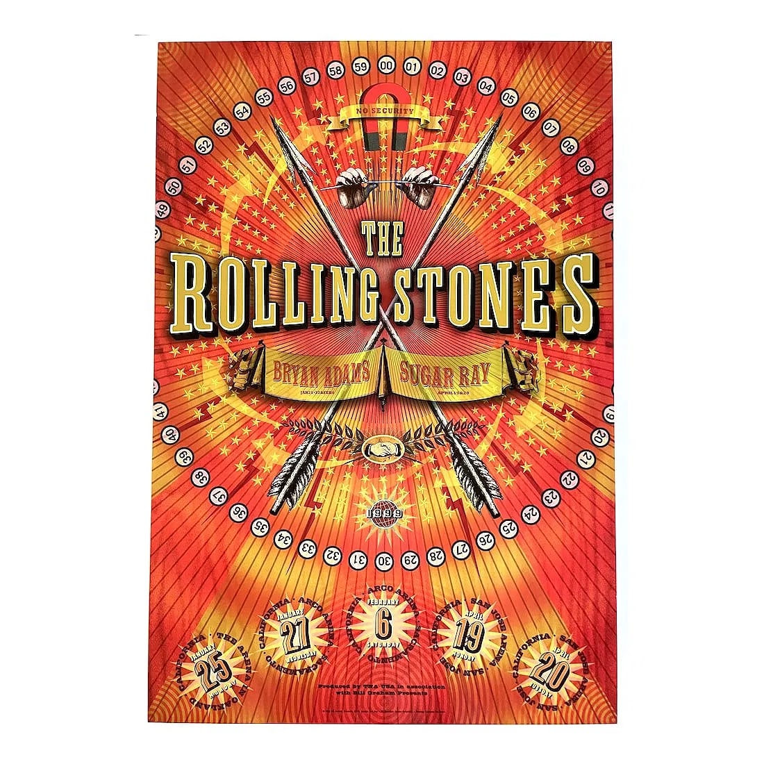 Rolling Stones - 1999 Concert Poster (1 of 1)