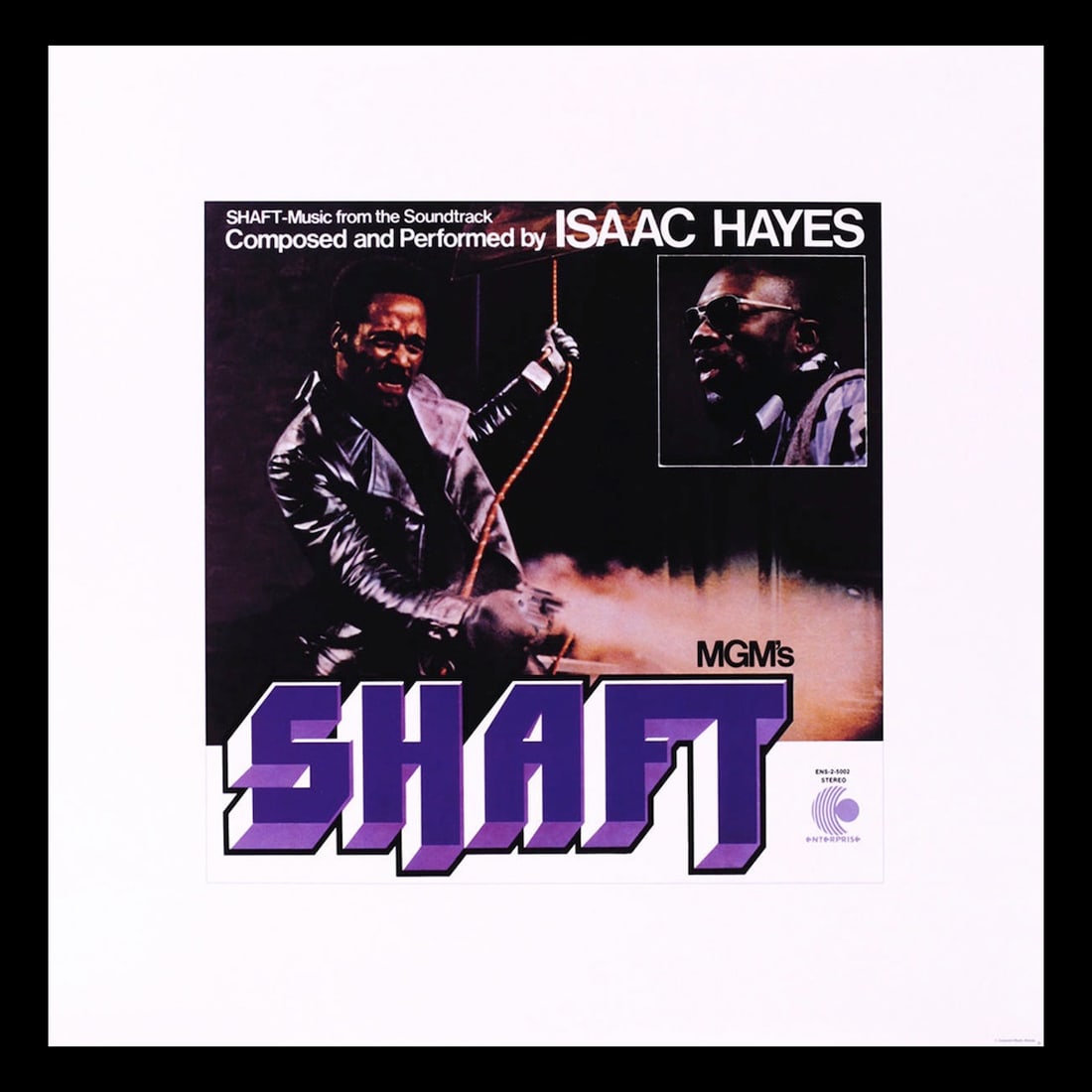 Isaac Hayes - Shaft - Ltd Edition Print: ISAAC HAYES (1942-2008 American Singer and Songwriter) Original & Vintage Isaac Hayes 'Shaft' Limited Edition Lithograph. Includes COA. Dimensions: 15.75 inches by 15.75 inches Shipped Flat Shipping c