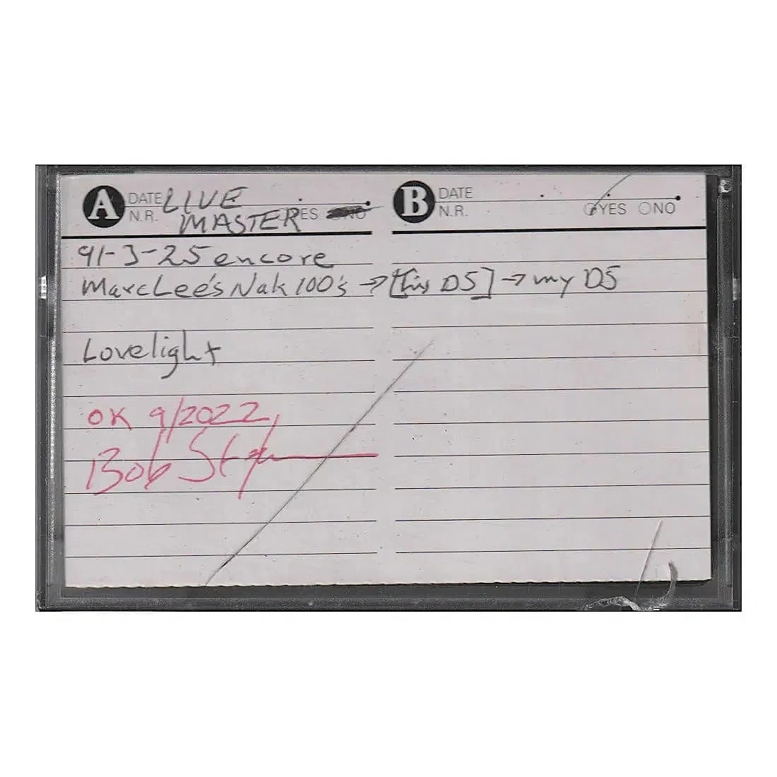 Grateful Dead - 1991 Live Master Sound Board Tape: GRATEFUL DEAD (American Rock Band) Original & Vintage Grateful Dead Live Master Sound Board Tape from the Concert at Albany on 3/25/1991 (Encore). DISCLAIMER: I hereby declare that we do not own the r