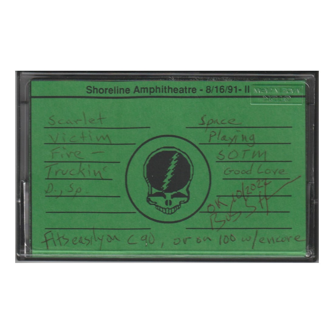 Grateful Dead - 1991 Live Master Sound Board Tape (1 of 1)