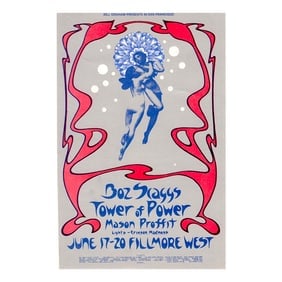 Boz Scaggs - 1971 Concert Handbill (1 of 2)