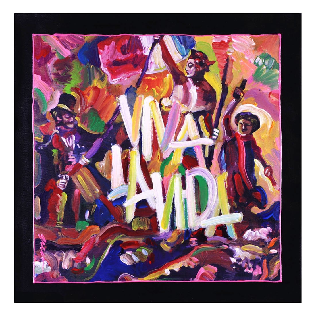 Coldplay- Howie Green - Ltd Edition Print: COLDPLAY (British Rock Band) A limited edition 'pop art album cover' canvas print featuring Coldplay. Hand-signed by the artist on reverse: Howie Green. 2010 First Printing. Includes COA. Dimensions: 