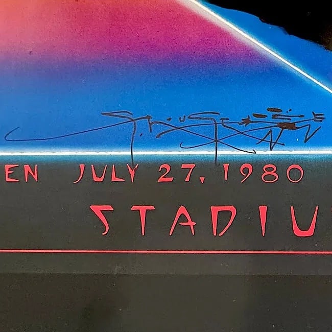 Journey - Day on the Green - 1980 Hand-Signed Concert Poster: JOURNEY (American Rock Band) Original & Vintage Bill Graham Presents 'Day on the Green' Concert Poster featuring Journey. Hand-signed by the artist: Stanley Mouse. Venue: Oakland Coliseum Stadium, Oak