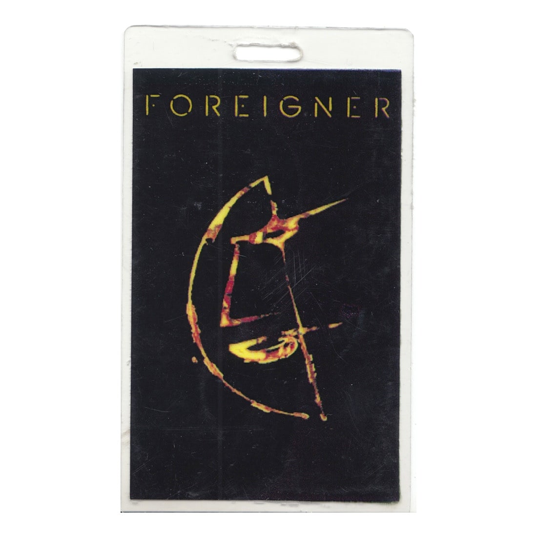 Foreigner - Mr Moonlight Tour - Laminated Backstage Pass (1 of 1)