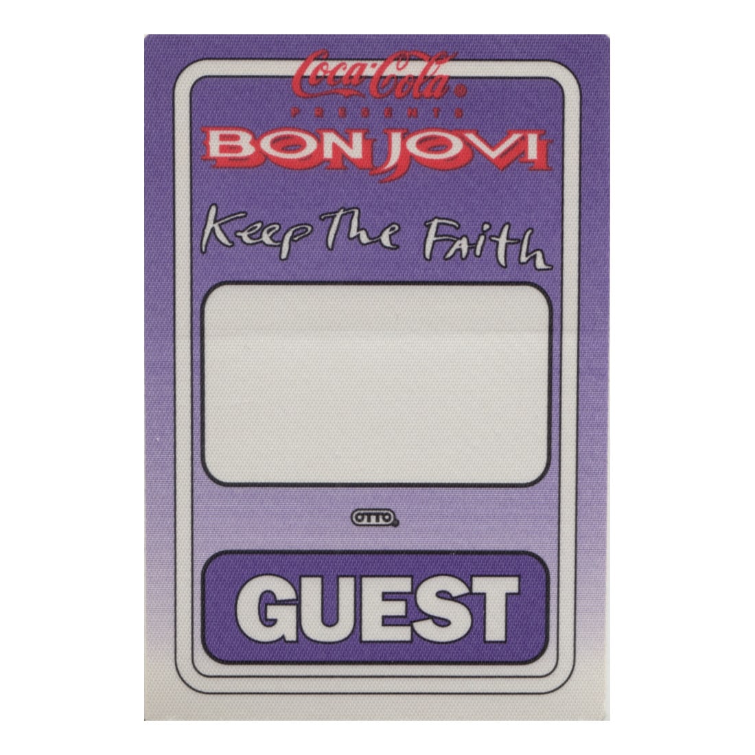 Bon Jovi - Keep the Faith Tour - 1993 Backstage Pass (1 of 1)
