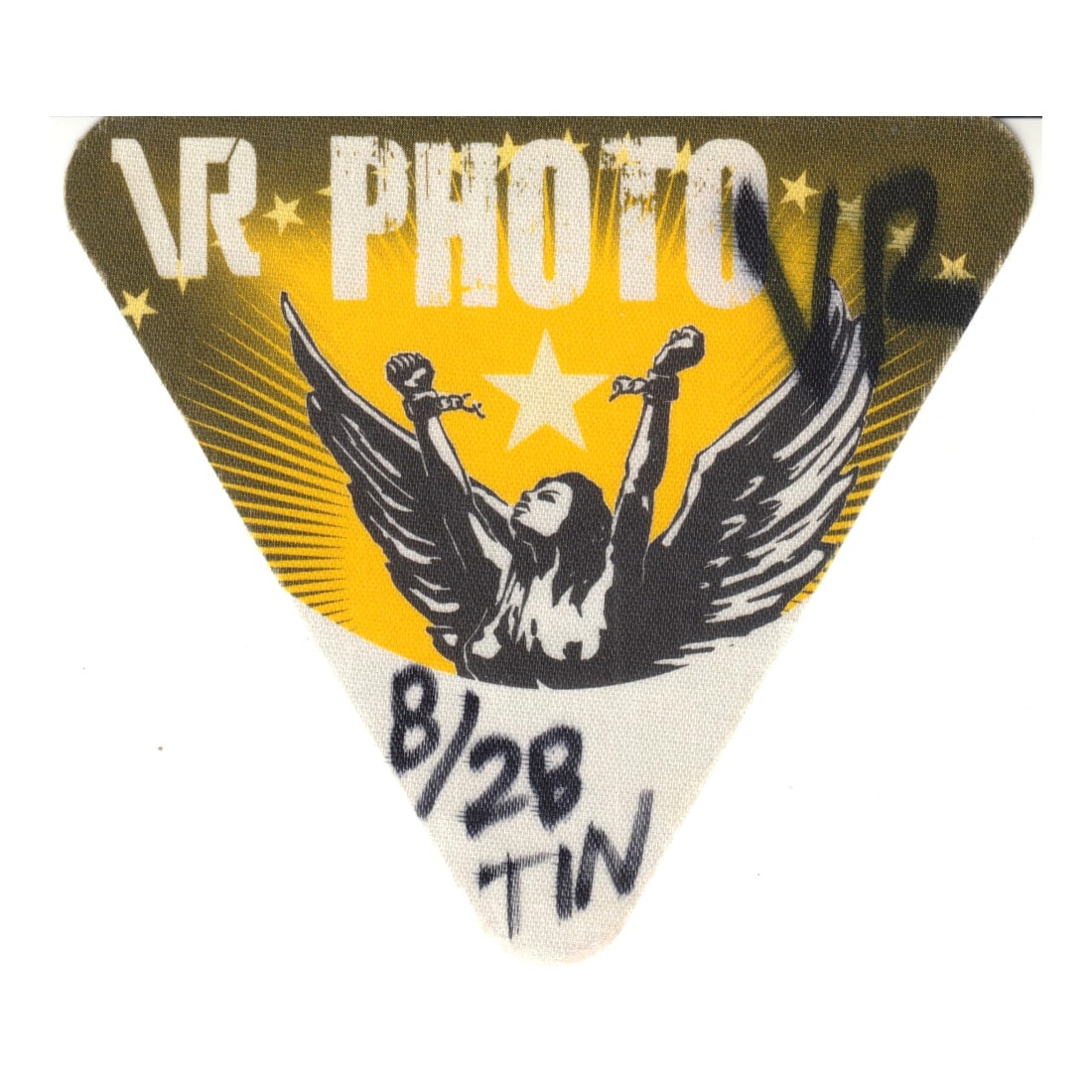 Velvet Revolver - 2007 Tour - Backstage Pass: VELVET REVOLVER (American Hard Rock Supergroup) Authentic 2007 Re-Evolution Tour Unused Photo Backstage Pass Yellow. Includes COA. Dimensions: 4 1/4 inches by 3 3/4 inches Shipped Flat Shipping can