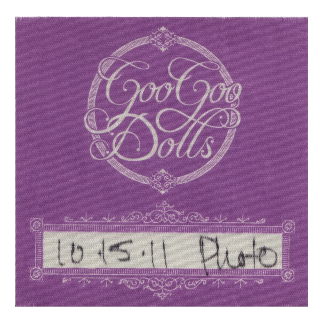 Goo Goo Dolls - 2011 Summer Tour - Backstage Pass: GOO GOO DOLLS (American Rock Band) Authentic 2011 Summer Tour Unused Photo Backstage Pass . Includes COA. Dimensions: 3 1/2 inches by 3 1/2 inches Shipped Flat Shipping can be combined