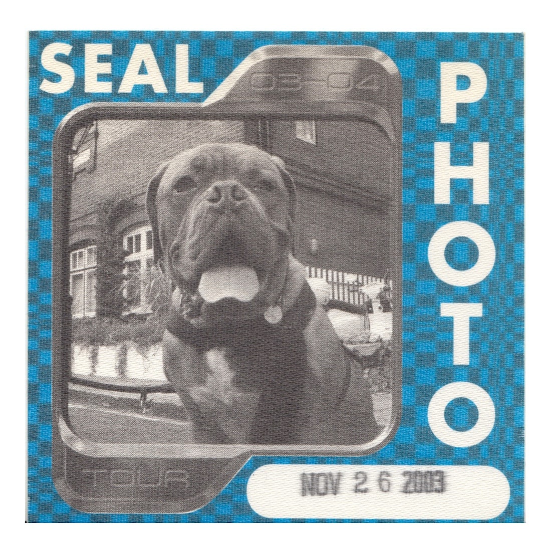Seal - 2003 U.S. Tour - Backstage Pass: SEAL (English Singer-Songwriter) Authentic 2003 U.S. Tour Unused Photo Backstage Pass . Includes COA. Dimensions: 3 1/2 inches by 3 1/2 inches Shipped Flat Shipping can be combined
