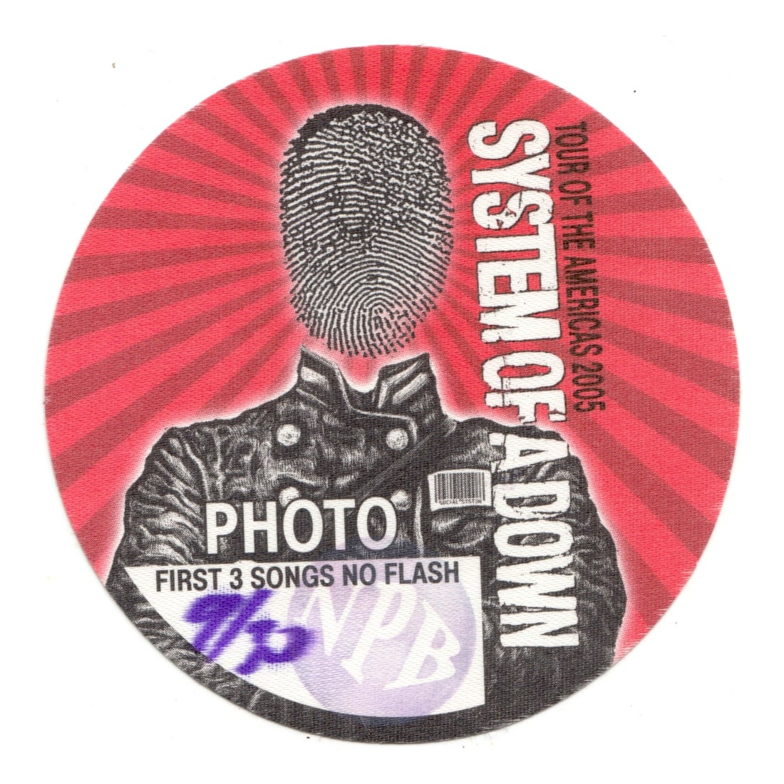 System of a Down - 2005 Tour - Backstage Pass (1 of 1)