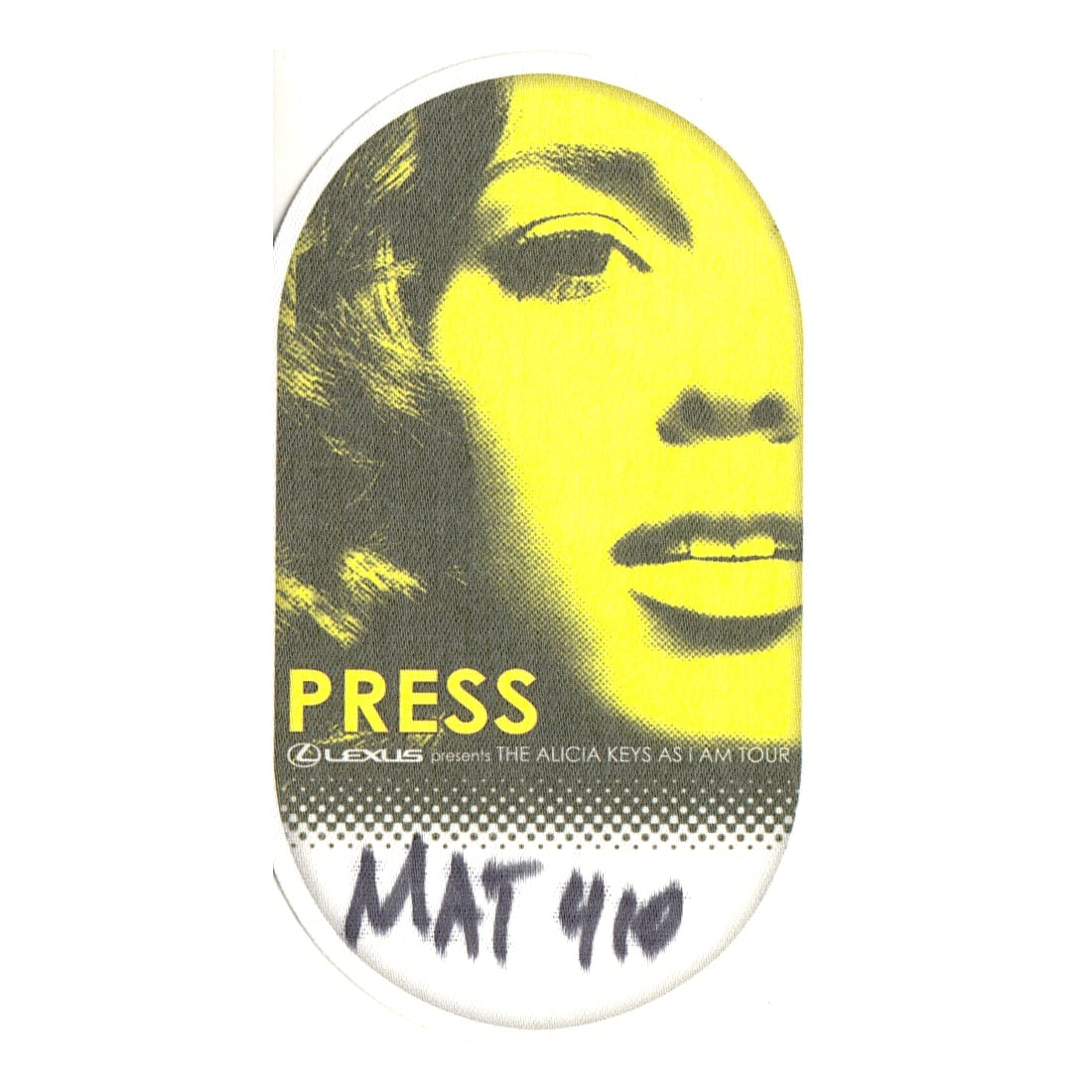 Alicia Keys - 2007 As I Am Tour - Backstage Pass (1 of 1)