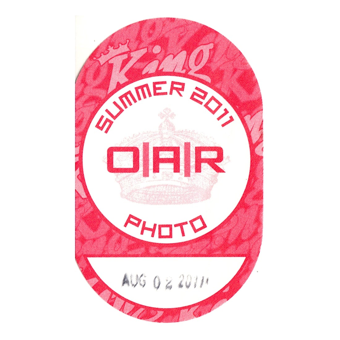 O.A.R. - 2011 Summer Tour - Backstage Pass (1 of 1)