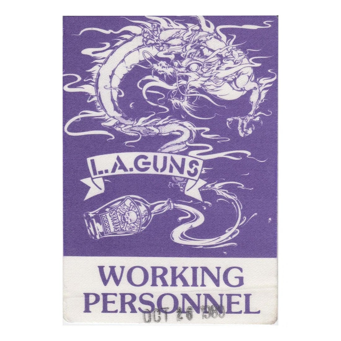 L.A. Guns - 1988 Appetite for Destruction Tour - Backstage Pass (1 of 1)