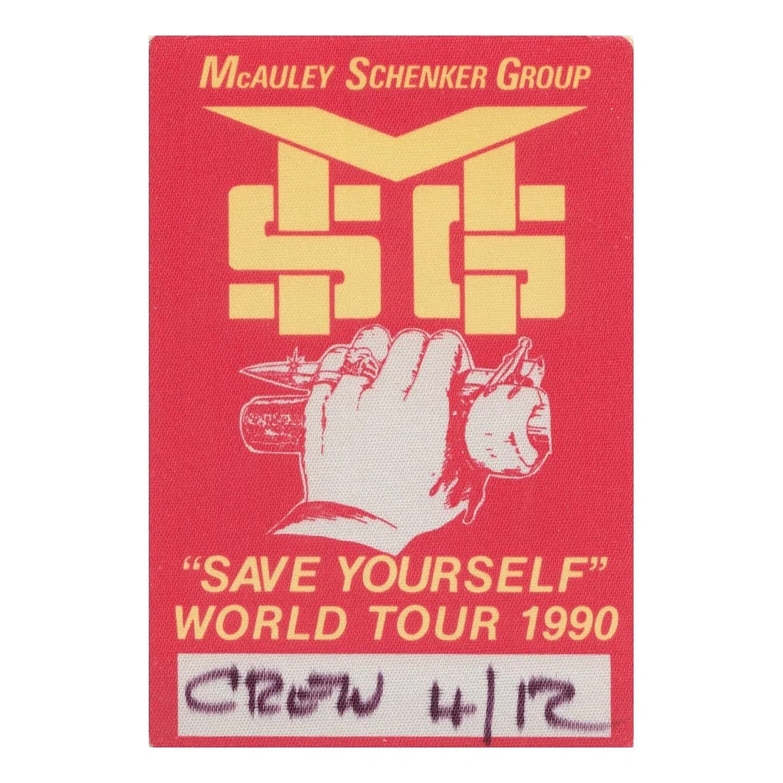 McAuley Schenker Group - Save Yourself World Tour - Backstage Pass (1 of 1)