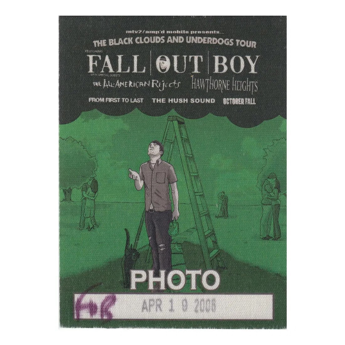 Fall Out Boy - The Black Clouds and Underdogs Tour - Backstage Pass (1 of 1)