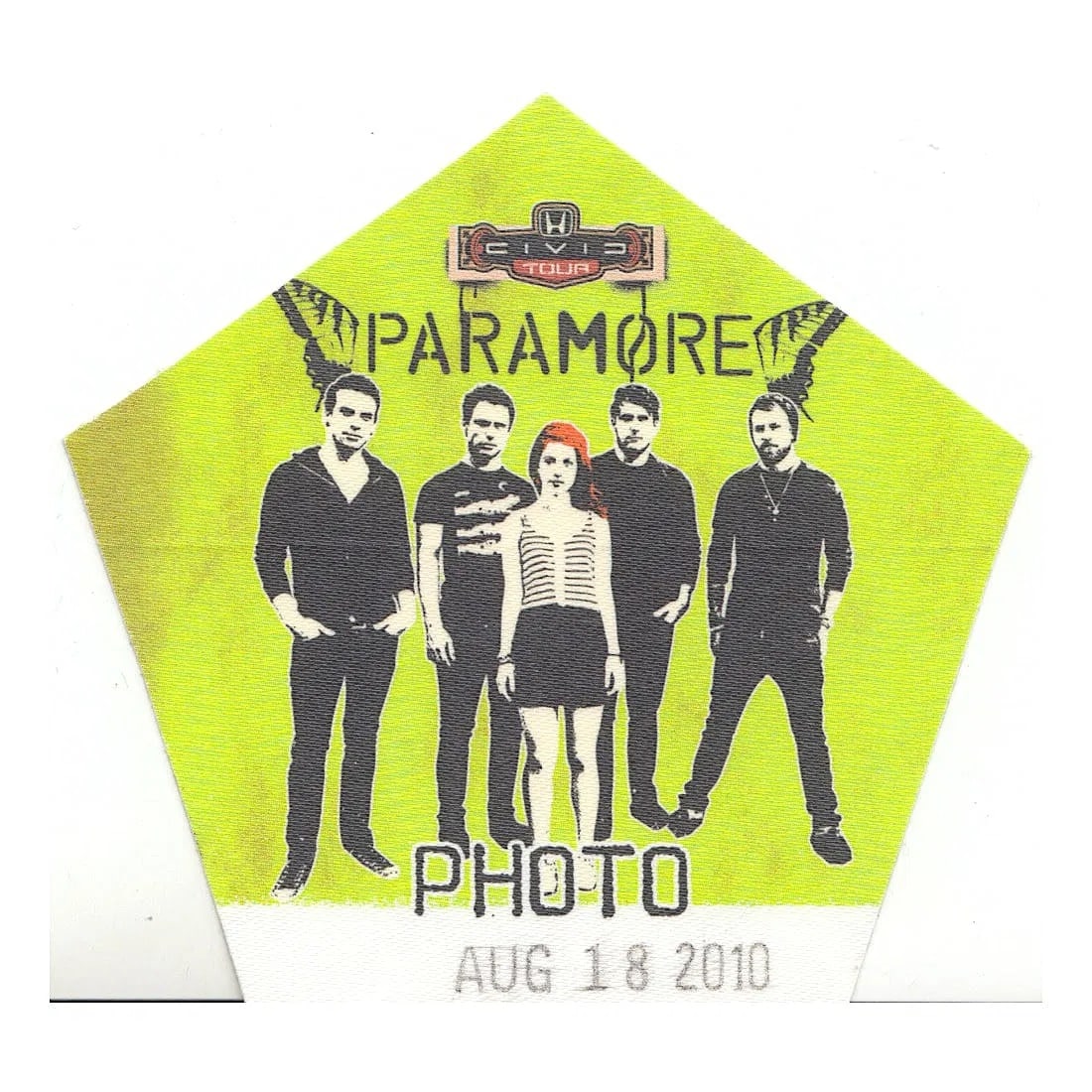 Paramore - Brand New Eyes Tour - 2010 Backstage Pass (1 of 1)