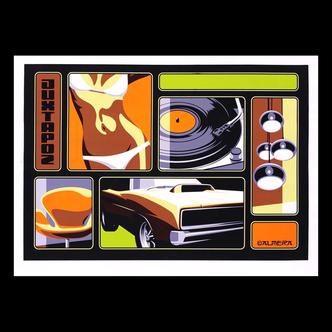 Marco Almera - Juxtapoz Magazine Ltd Edition Print: MARCO ALMERA (American Artist) Original & Vintage Marco Almera 'Juxtapoz Magazine' Limited Edition Print. Artist: Marco Almera. Includes COA. Dimensions: 28 inches by 20.5 inches Shipped Rolled Shippi