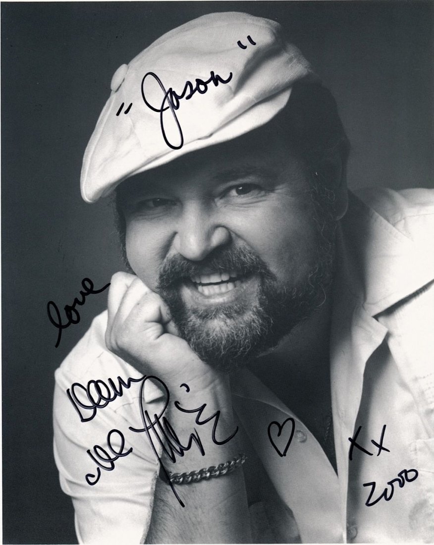 Dom DeLuise Autographed Photograph: Dom Deluise autographed publicity photograph Signed in black felt tip pen Excellent Condition Dimensions: 8" by 10" Includes COA