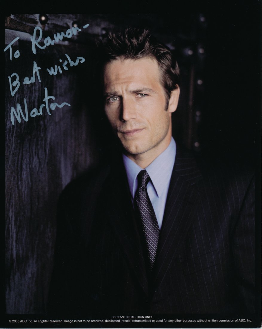 Michael Vartan Autographed Photograph: Michael Vartan Autographed Publicity Photographh Signed in silver felt tip pen Excellent Condition Dimensions: 8 inches by 10 inches Includes COA