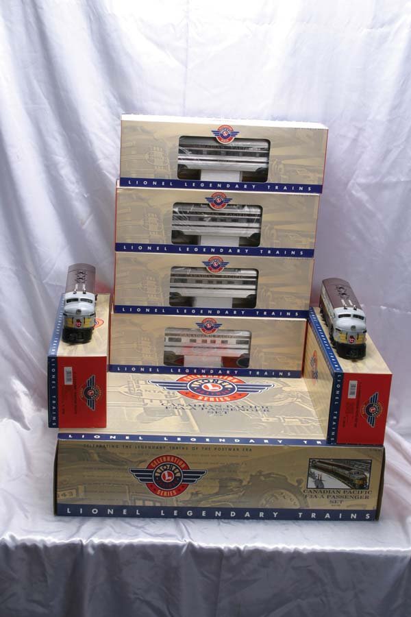 Lionel Train Set 21759 CP F-3 A-A passenger set (: 21759 CP F-3 A-A passenger set (PCS). Gauge: O Item Quality: Q1 Box Quality: B1