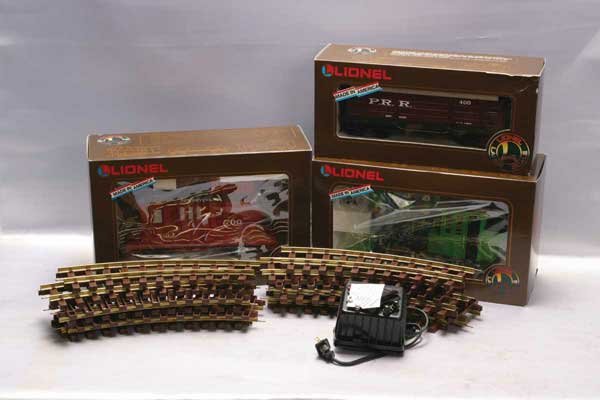 Lionel Train Set 81051 Spiegel PRR freight set.: 81051 Spiegel PRR freight set. Gauge: G Item Quality: Q1 Box Quality: B4
