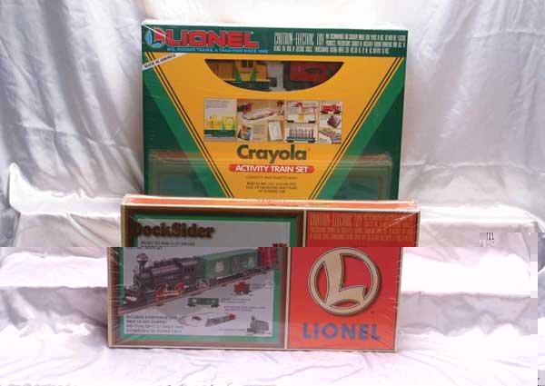 Lionel Train Sets 11813 Crayola Activity set, 119: 11813 Crayola Activity set, 11919 DockSider freight set. Gauge: O-27 Item Quality: Q1 Box Quality: B3