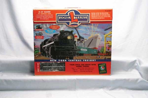 Lionel Train Set 21905 QVC NYC Freight set. Q1-Q2: 21905 QVC NYC Freight set. Gauge: O-27 Item Quality: Q1-Q2 Box Quality: B4