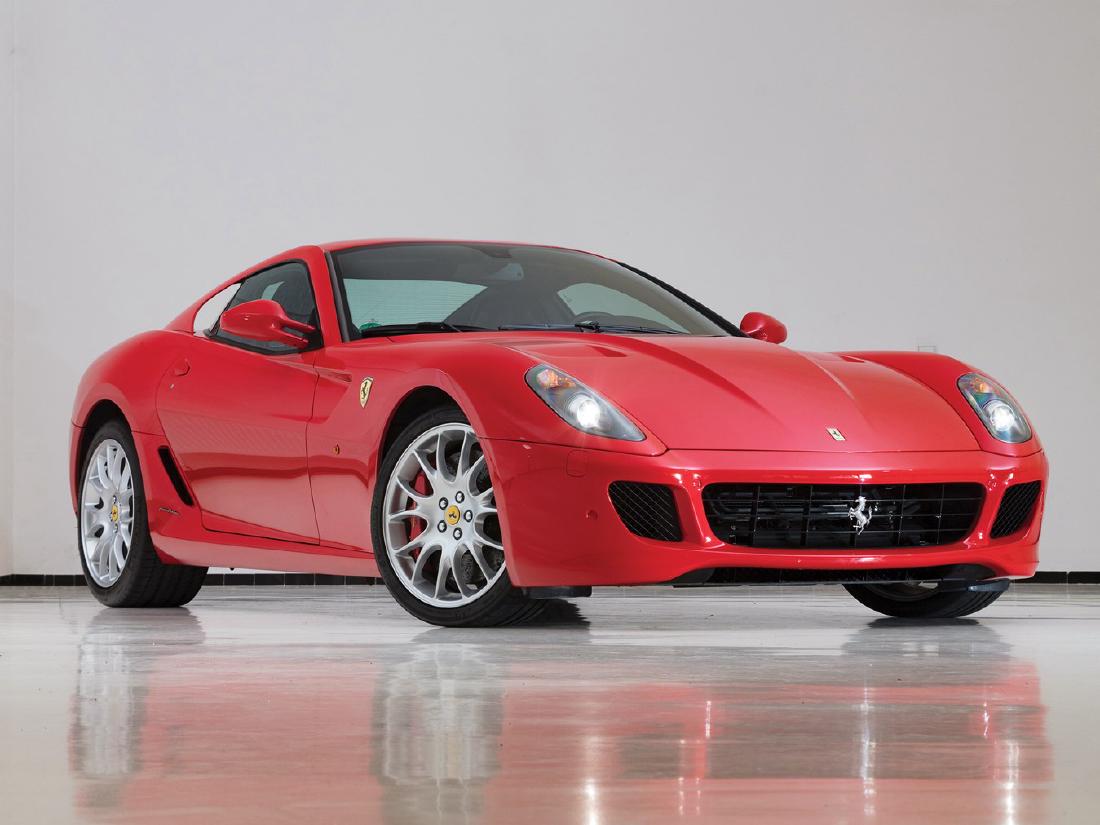 2009 Ferrari 599 GTB: • One of 10 manual transmission 599 GTBs delivered new to Europe; believed to be the last built • Under 36,500 km from new • Always regularly serviced and properly maintained • French delivery