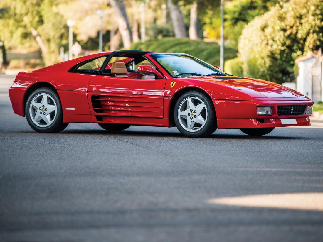 1994 Ferrari 348 GTS: • One of only 218 produced • Delivered to French dealer Charles Pozzi • Final V-8 mid-engined Ferrari commissioned before Enzo’s death The 348 brought Ferrari into the 1990s with some obvious