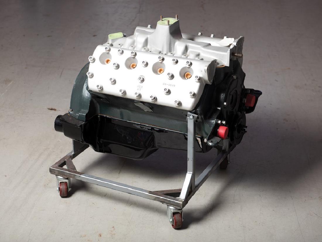 Ford 21-Stud Flathead V-8 Engine, 1936: Ford 21-Stud Flathead V-8 Engine, 1936 Early 221-cu. in. 21-stud V-8 engine with aluminum heads and intake manifold. The manifold is not attached, and there are no water pumps, fuel pump, distributor,