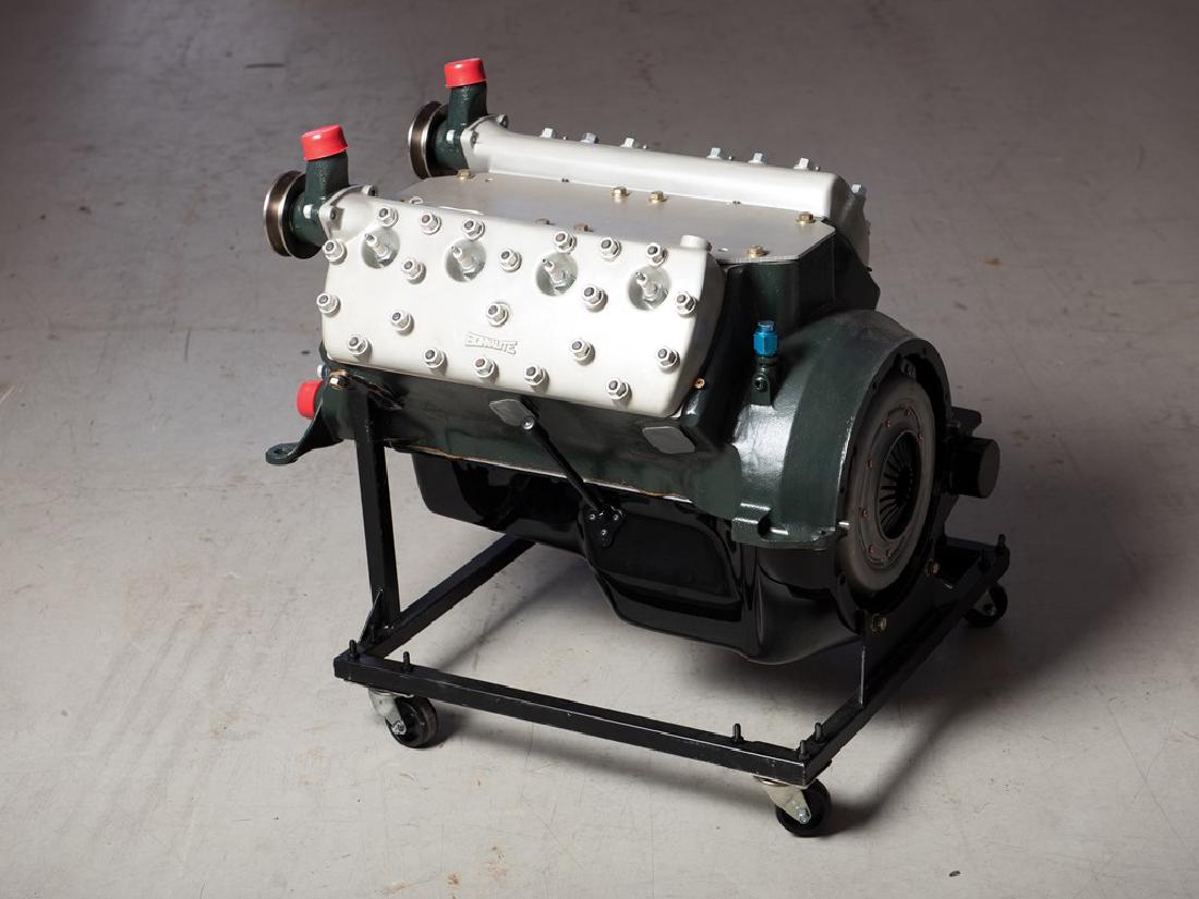 Ford 21-Stud Flathead V-8 Engine, 1934: Ford 21-Stud Flathead V-8 Engine, 1934 Early 221-cu. in. 21-stud V-8 engine, with Bohnalite cylinder heads, water pumps, crankshaft pulley, spark plugs, and clutch. The intake valley is blocked off