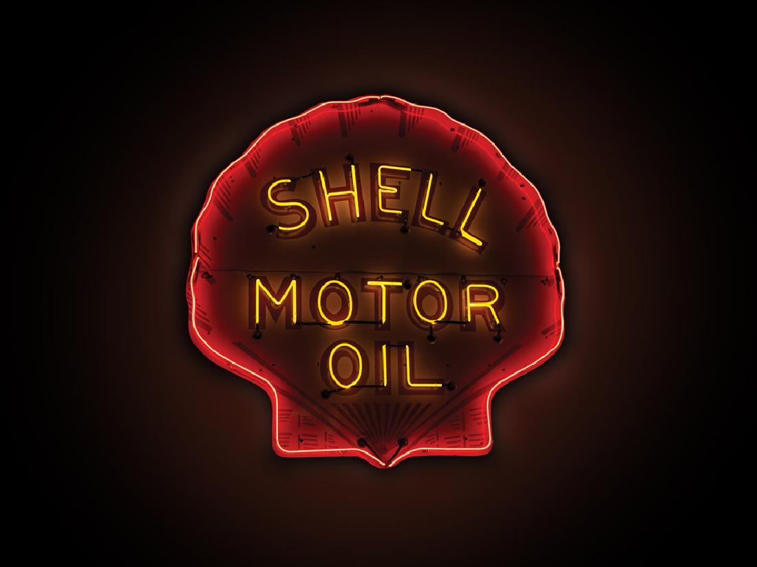 Shell Motor Oil Neon Sign (1 of 2)