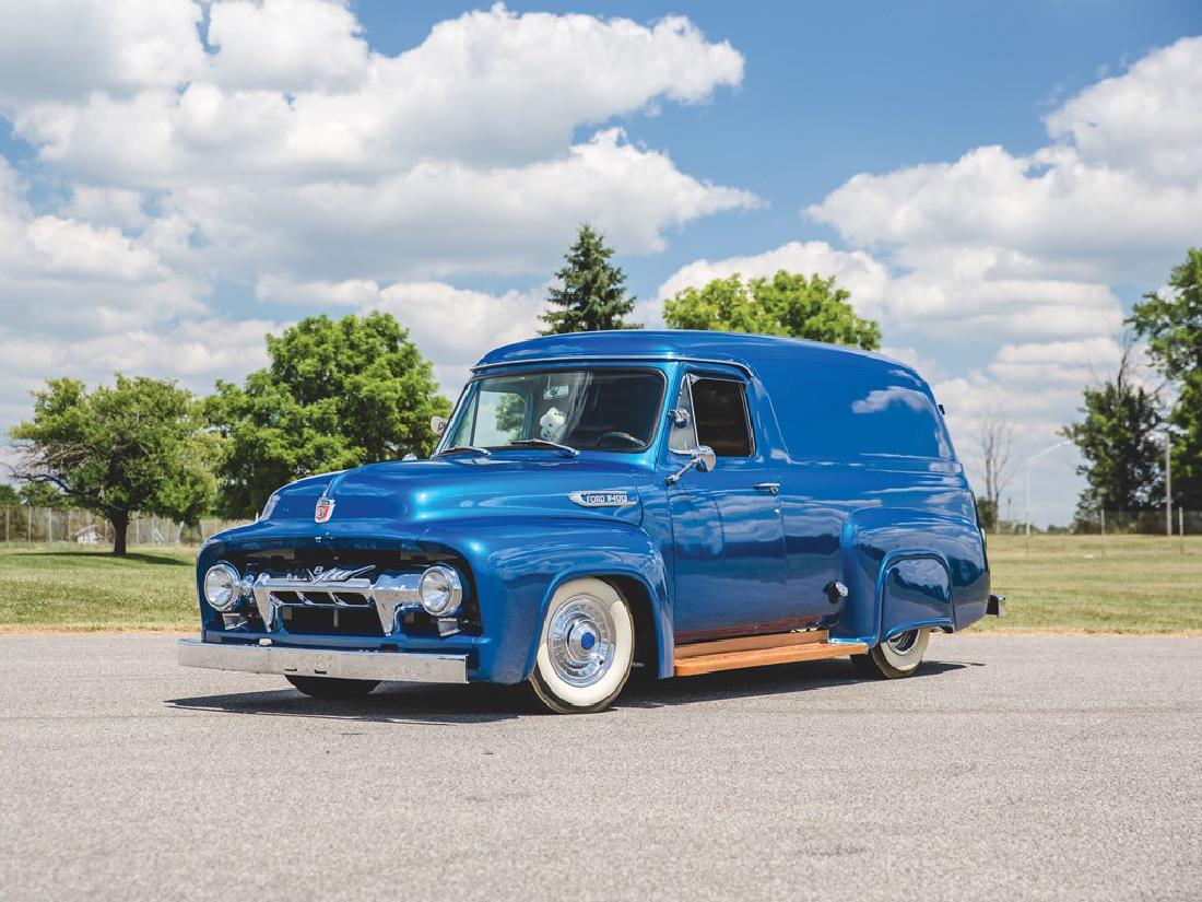 1954 Ford F-100 Panel Delivery: 1954 Ford F-100 Panel Delivery V-8 engine with several Offenhauser upgrades Nicely restored with numerous custom touches B