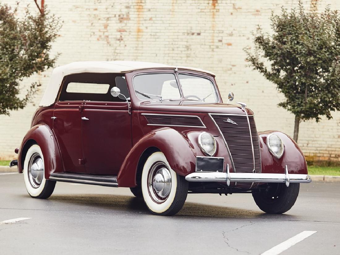 1937 Ford V-8 DeLuxe Phaeton: 1937 Ford V-8 DeLuxe Phaeton Desirable and sought-after phaeton body style Legendary Ford flathead V-8 power Fender skirts