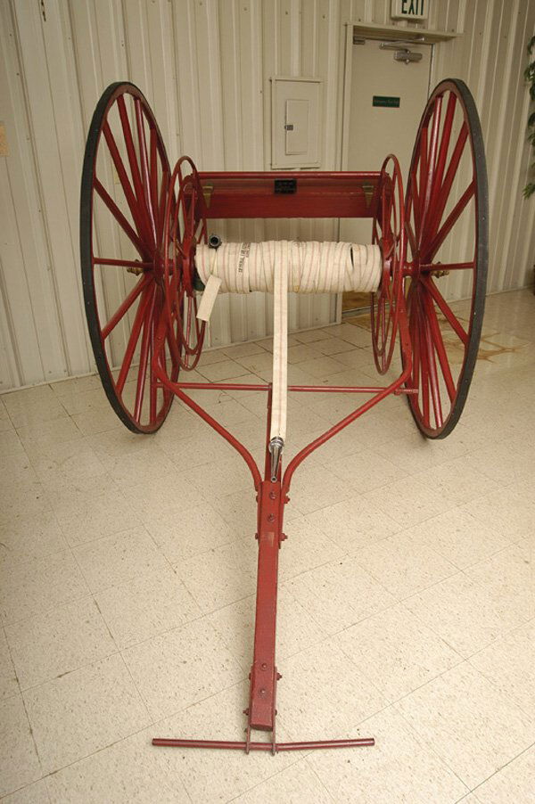 5185 Large Antique Fire Hose Cart Oct 16, 2004 RM Auctions / RM