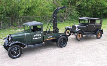 292 1928 Ford Model Aa Tow Truck 1926 Model T Tudor