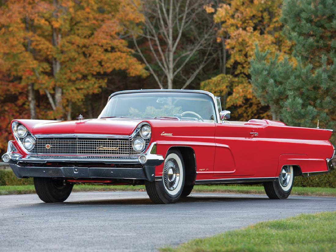 1959 Lincoln Continental Mark IV Convertible: 1959 Lincoln Continental Mark IV Convertible 430 cu. in. V-8 engine; automatic transmission Beneficiary of a meticulous nut and bolt restoration