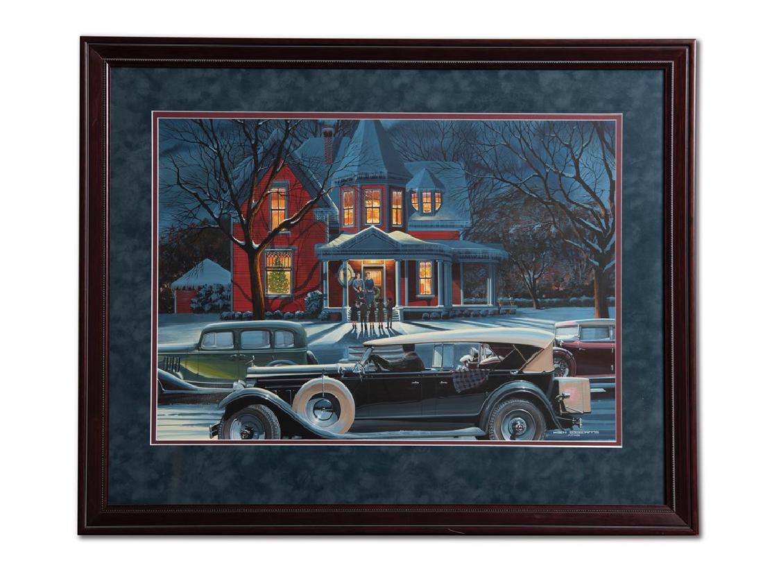 The Little Christmas Carrolers by Ken Eberts: The Little Christmas Carrolers by Ken Eberts Ken Eberts Watercolor and gouache 29 × 36 in. Check back soon for complete catalogue description.