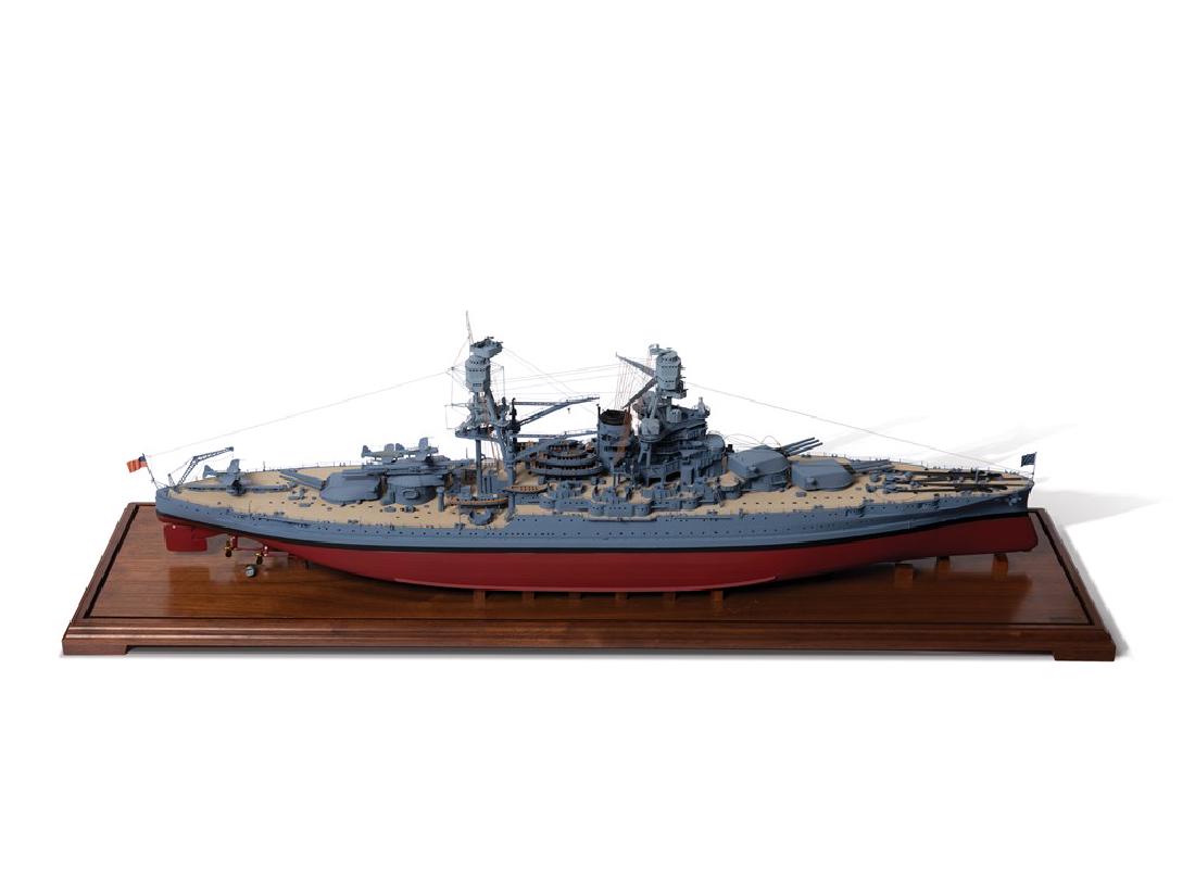 USS Arizona Battleship Model: USS Arizona Battleship Model 14 × 41 × 10 in. The USS Arizona was a Pennsylvania-class battleship built in the mid-1910s. It was bombed in the attack on Pearl Habor on December 7, 1941. A memorial e