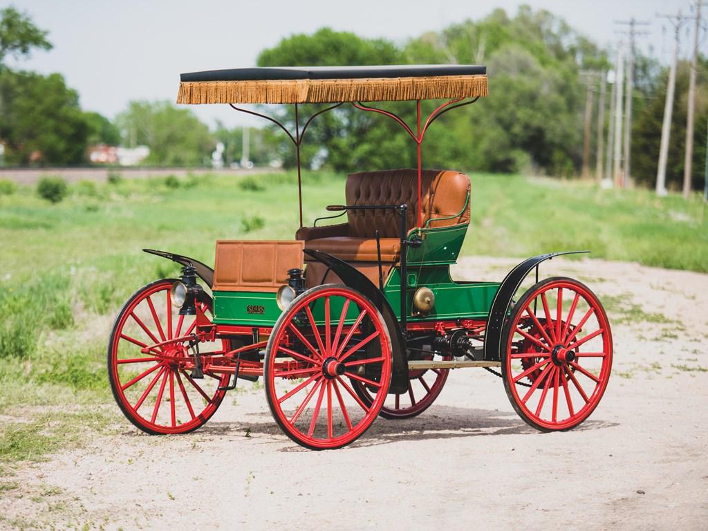 1908 Sears Model J Motor Buggy: 1908 Sears Model J Motor Buggy Iconic Sears Motor Buggy Features running boards, fenders, and fringed Surrey top High-qual